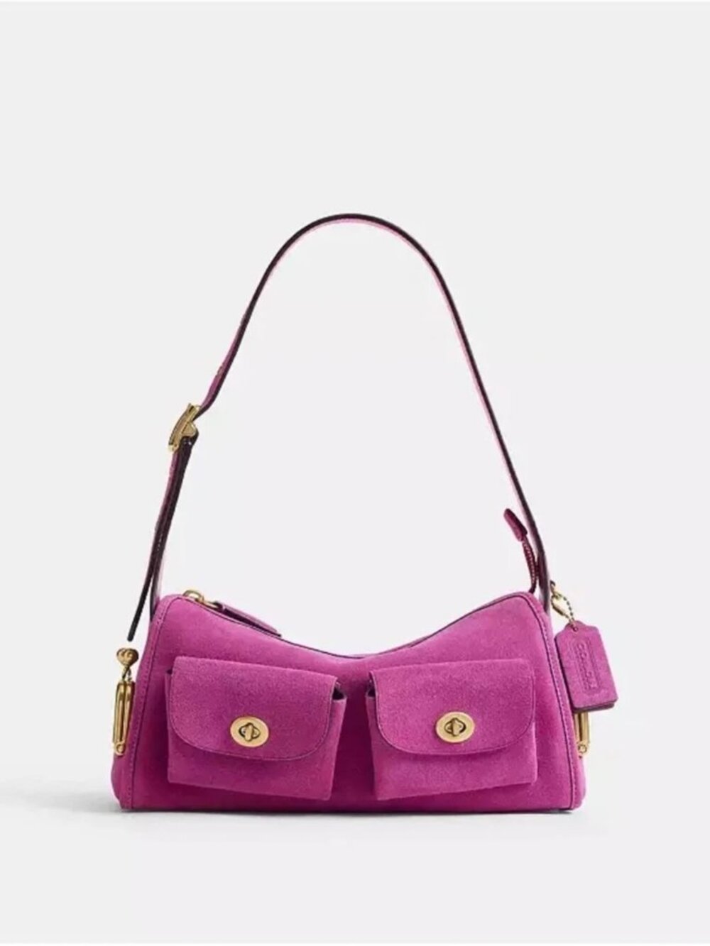 Coach Turnlock Haversack 27 Women's Bag in Magenta